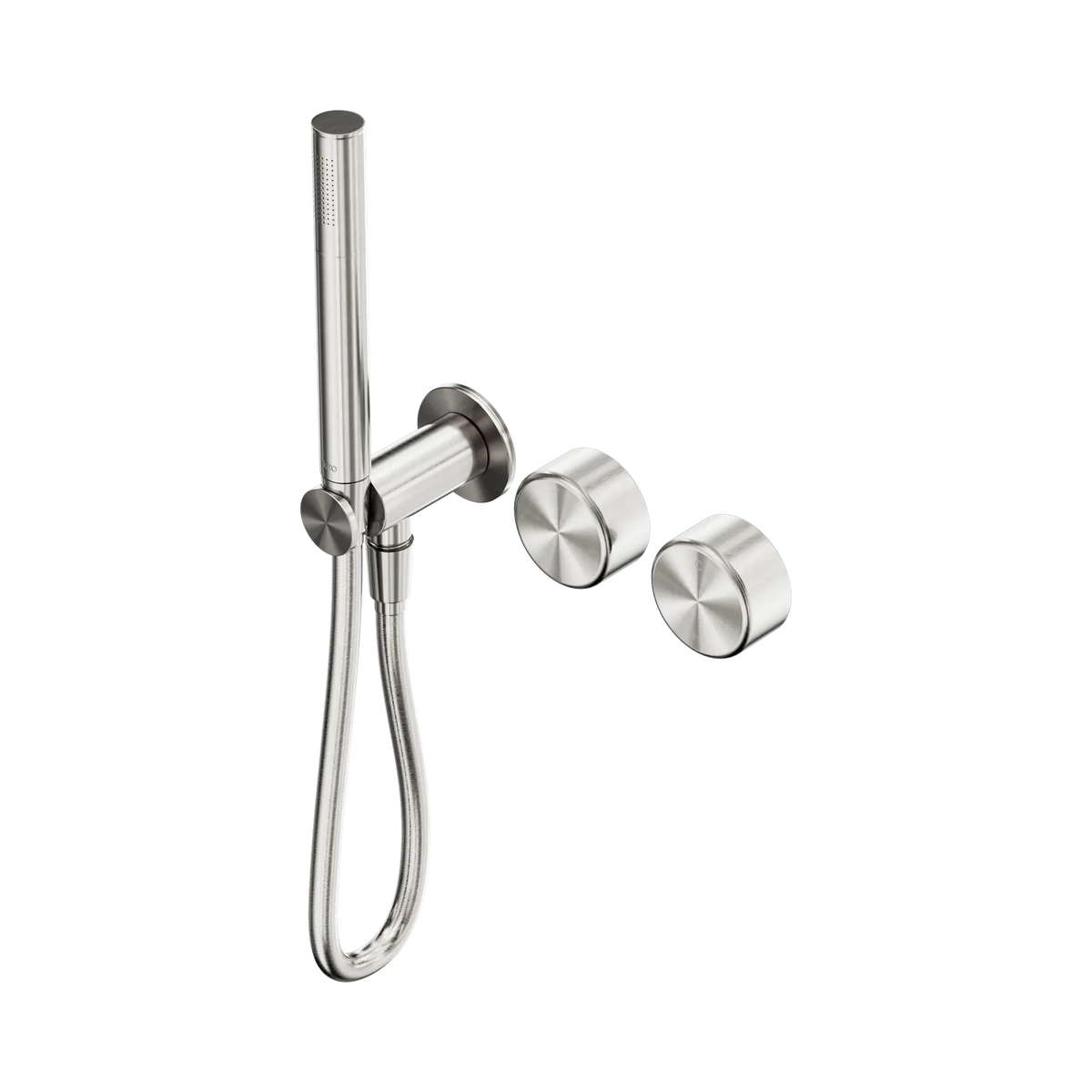 Serenity Progressive Shower System With Metal Handle And Slim Shower Brushed Nickel