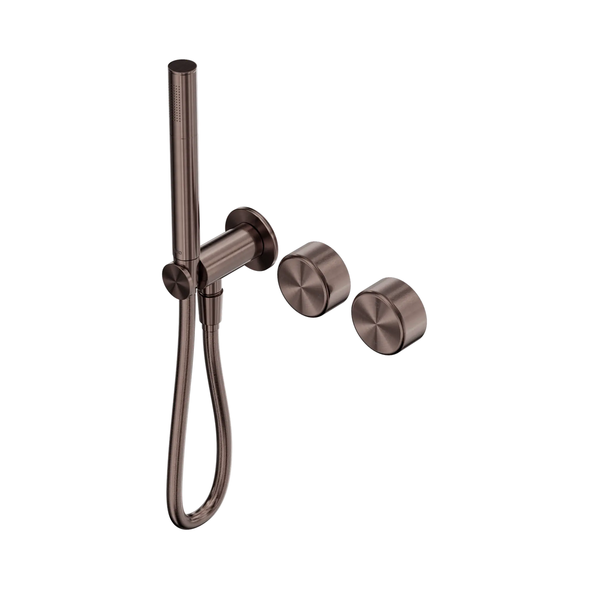 Serenity Progressive Shower System With Metal Handle And Slim Shower Brushed Bronze