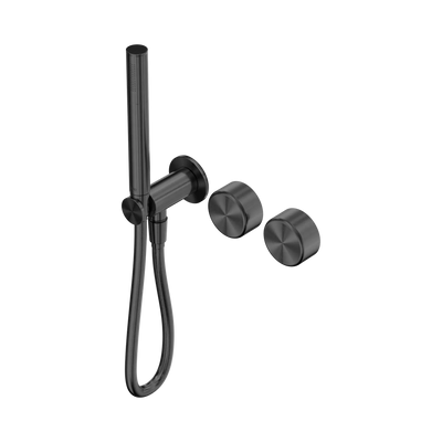 Nero Serenity Progressive Shower System With Metal Handle And Slim Shower Gun Metal