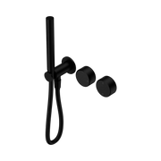 Serenity Progressive Shower System With Metal Handle And Slim Shower Matte Black