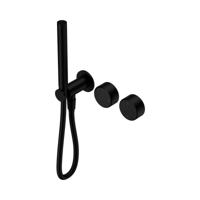 Nero Serenity Progressive Shower System With Metal Handle And Slim Shower Matte Black
