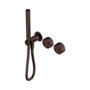 Serenity Progressive Shower System With Metal Handle And Slim Shower Rome Bronze