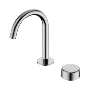 Serenity Progressive Basin Mixer Arc Spout With Metal Handle Chrome