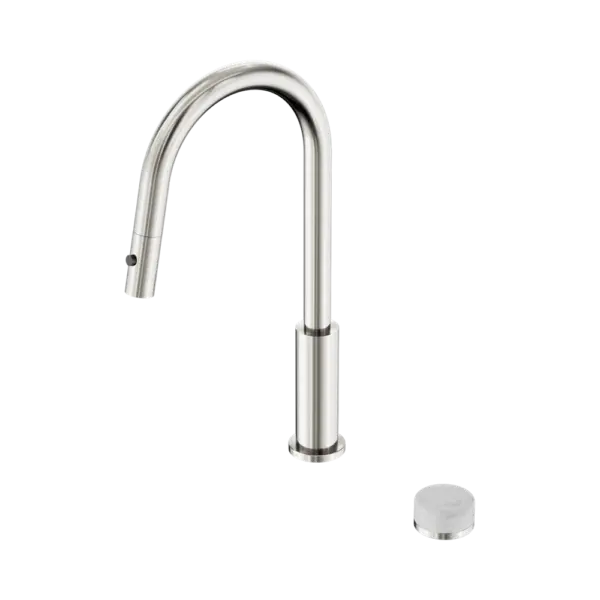 Nero Serenity Progressive Pull Out Kitchen Set With Carrara Handle - Brushed Nickel