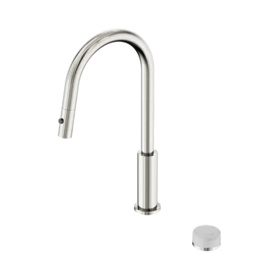 Nero Serenity Progressive Pull Out Kitchen Set With Carrara Handle - Brushed Nickel