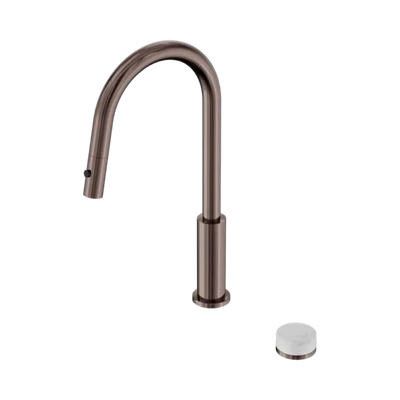 Nero Serenity Progressive Pull Out Kitchen Set With Carrara Handle - Brushed Bronze