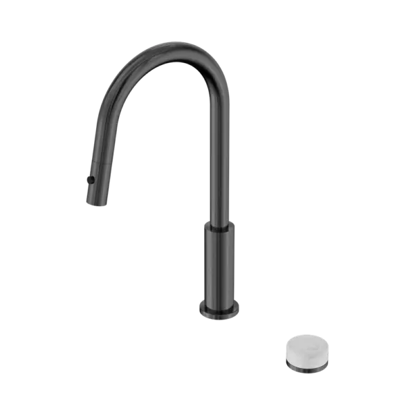 Nero Serenity Progressive Pull Out Kitchen Set With Carrara Handle - Gun Metal