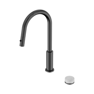 Nero Serenity Progressive Pull Out Kitchen Set With Carrara Handle - Gun Metal