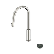 Nero Serenity Progressive Pull Out Kitchen Set With Verde Alpi Handle - Brushed Nickel