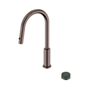 Nero Serenity Progressive Pull Out Kitchen Set With Verde Alpi Handle - Brushed Bronze