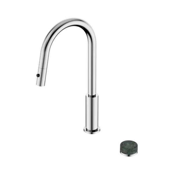 Nero Serenity Progressive Pull Out Kitchen Set With Verde Alpi Handle - Chrome