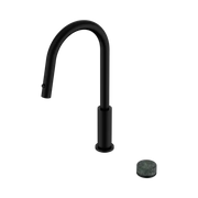 Nero Serenity Progressive Pull Out Kitchen Set With Verde Alpi Handle - Matte Black