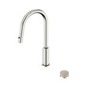 Nero Serenity Progressive Pull Out Kitchen Set With Rome Travertine Handle - Brushed Nickel