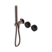 Nero Serenity Progressive Shower System With Marquina Black Handle And Slim Shower - Brushed Bronze