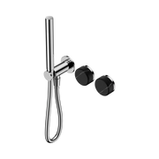 Nero Serenity Progressive Shower System With Marquina Black Handle And Slim Shower - Chrome