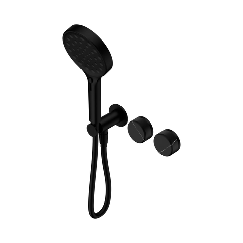 Nero Serenity Progressive Shower System With Marquina Black Handle And Serenity Hand Shower - Matte Black