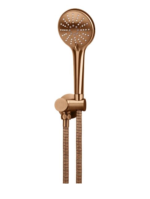 Meir Round Hand Shower on Swivel Bracket Lustre Bronze