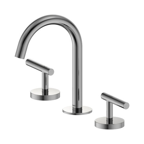 Nero Mecca Lever Basin Set Arc Spout Chrome