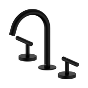 Mecca Lever Basin Set Arc Spout Matte Black