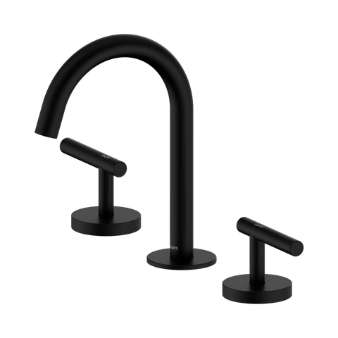 Nero Mecca Lever Basin Set Arc Spout Matte Black