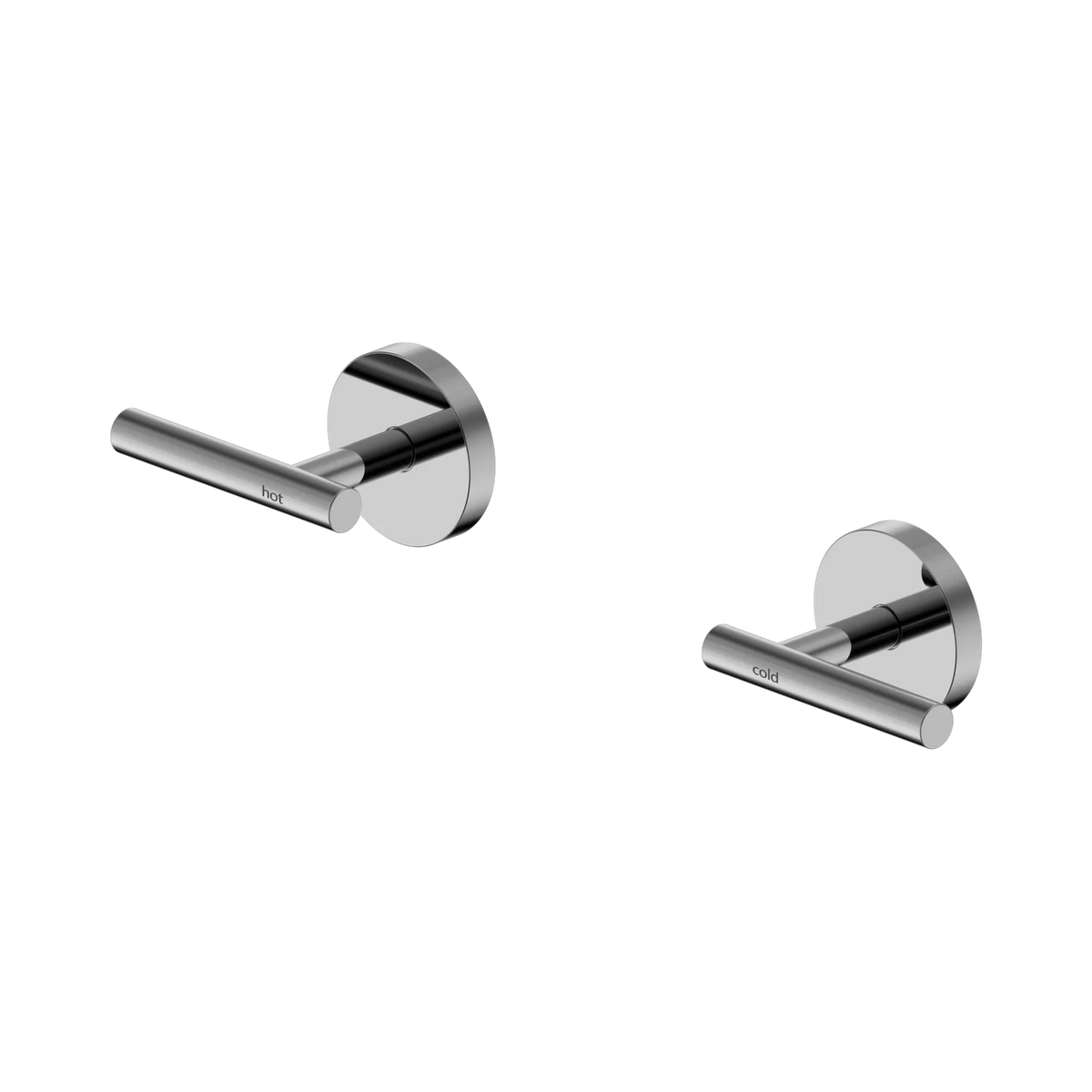 Mecca Lever Wall Top Assemblies Chrome