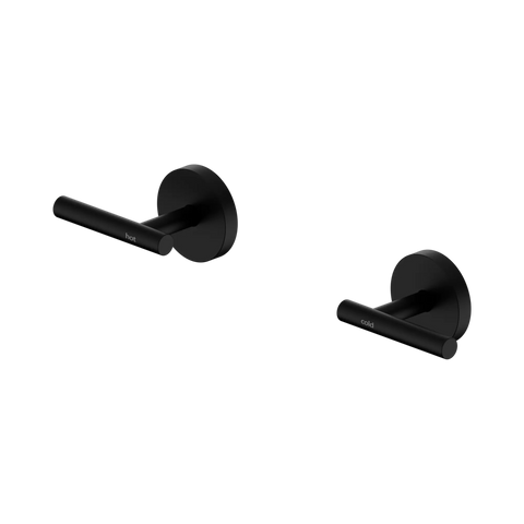 Nero Mecca Lever Wall Top Assemblies Matte Black
