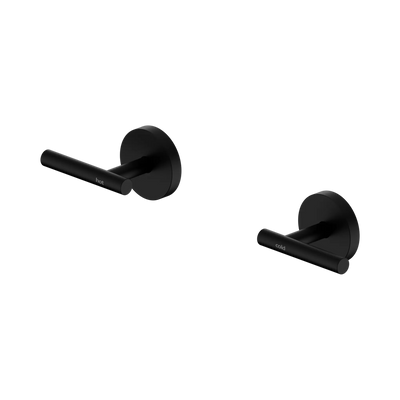 Nero Mecca Lever Wall Top Assemblies Matte Black