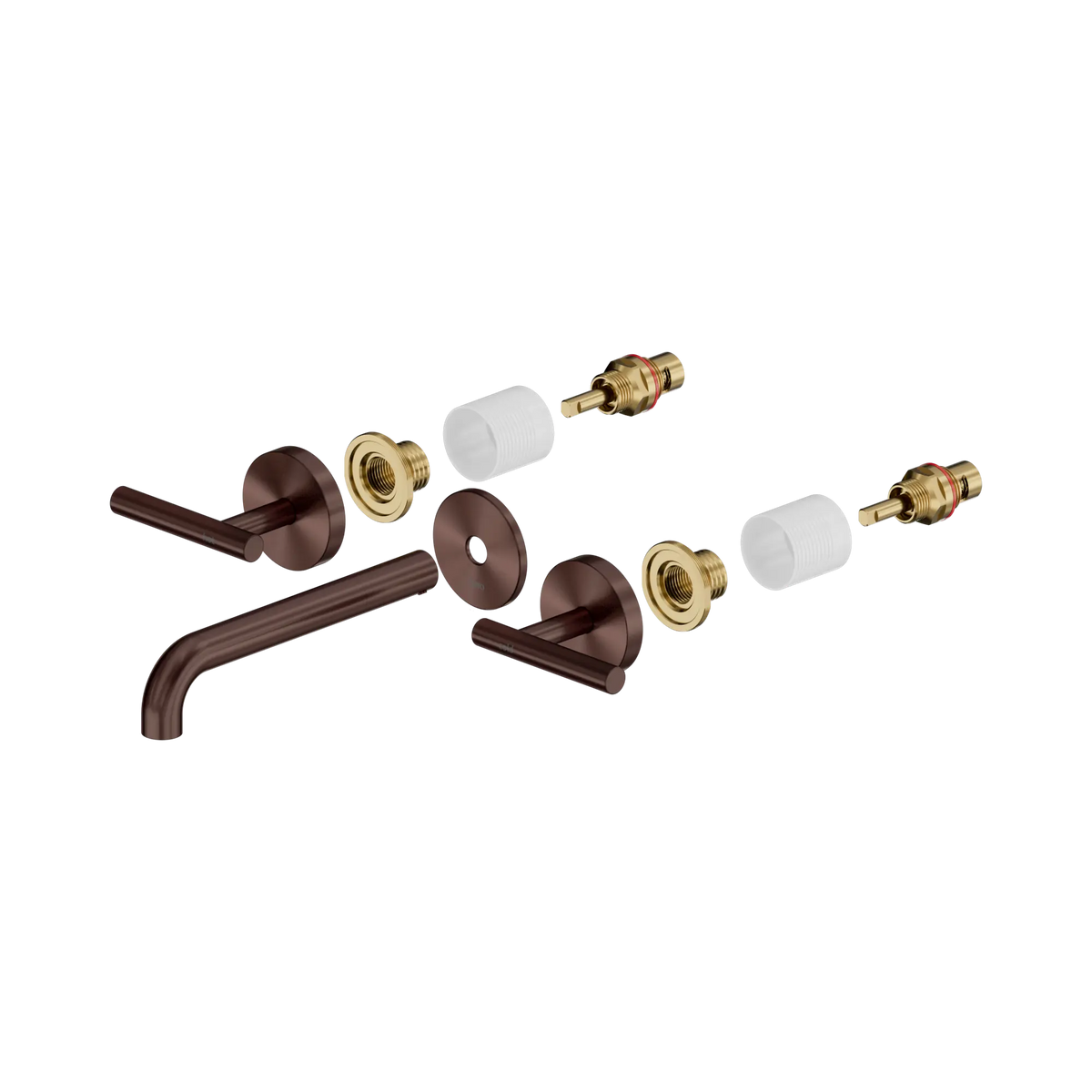 Mecca Lever Wall Basin/Bath Set 185mm Spout Trim Kit Only Rome Bronze