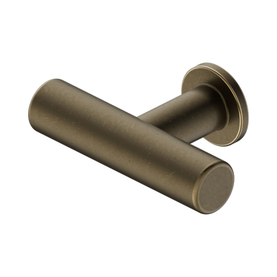 Nero Mecca T-Pull Handle Tumbled Antique Brass