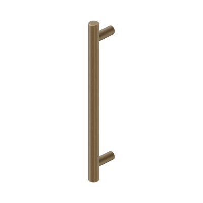 Nero Mecca Pull Handle 200mm Tumbled Antique Brass