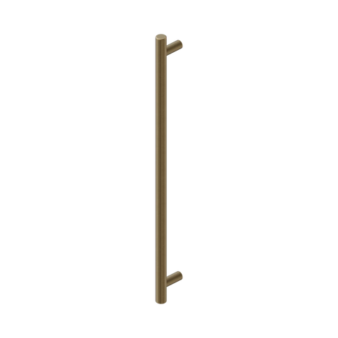 Nero Mecca Pull Handle 330mm Tumbled Antique Brass