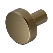 Nero Mecca Cabinet Knob – Ø26 Tumbled Antique Brass