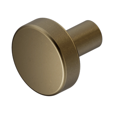 Nero Mecca Cabinet Knob – Ø26 Tumbled Antique Brass