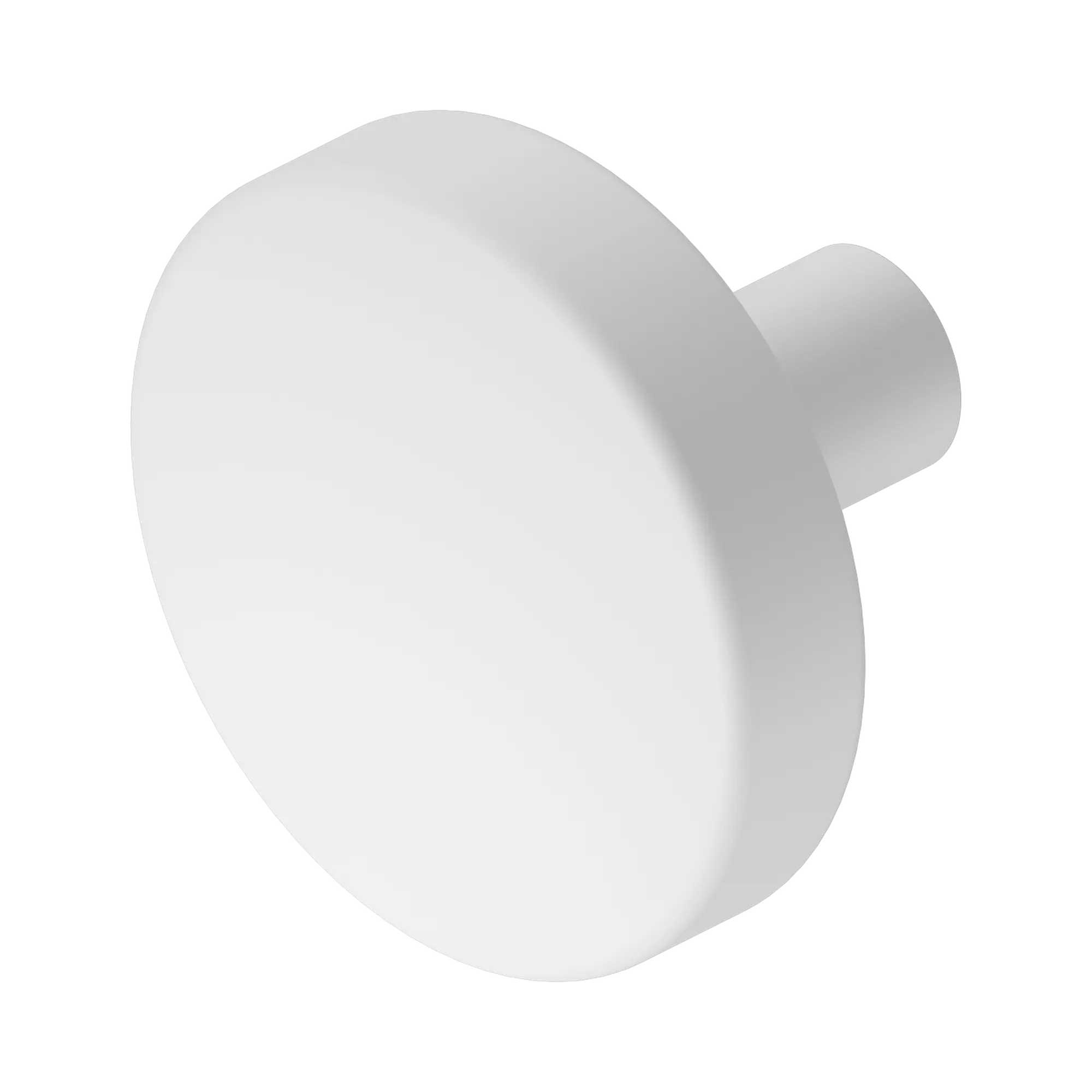Nero  Mecca Cabinet Knob 36mm Matte White