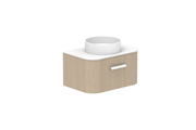 Adp Surry Curved Wall Hung Vanity Durasein Benchtop