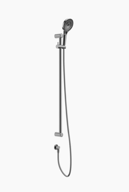 Nero Mecca Care 25mm Grab Rail And Adjustable Shower Rail Set 900mm Chrome