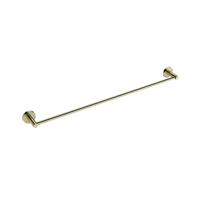 Mimi Single Towel Rail 600mm Brushed Brass