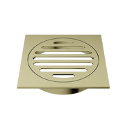 Mimi Cove Floor Waste 100mm Brushed Brass