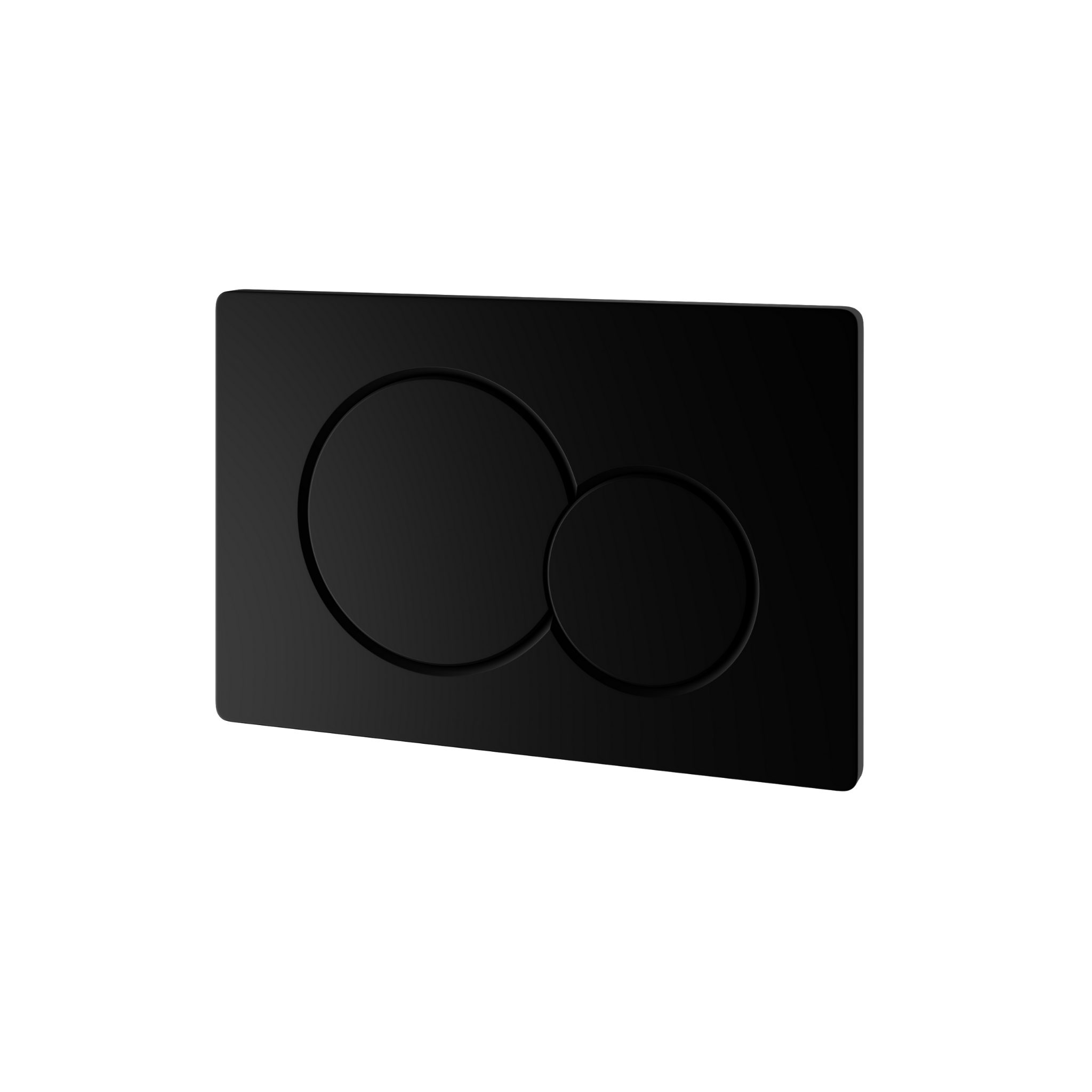 Mimi Cove In Wall Toilet Flush Plate Matte Black
