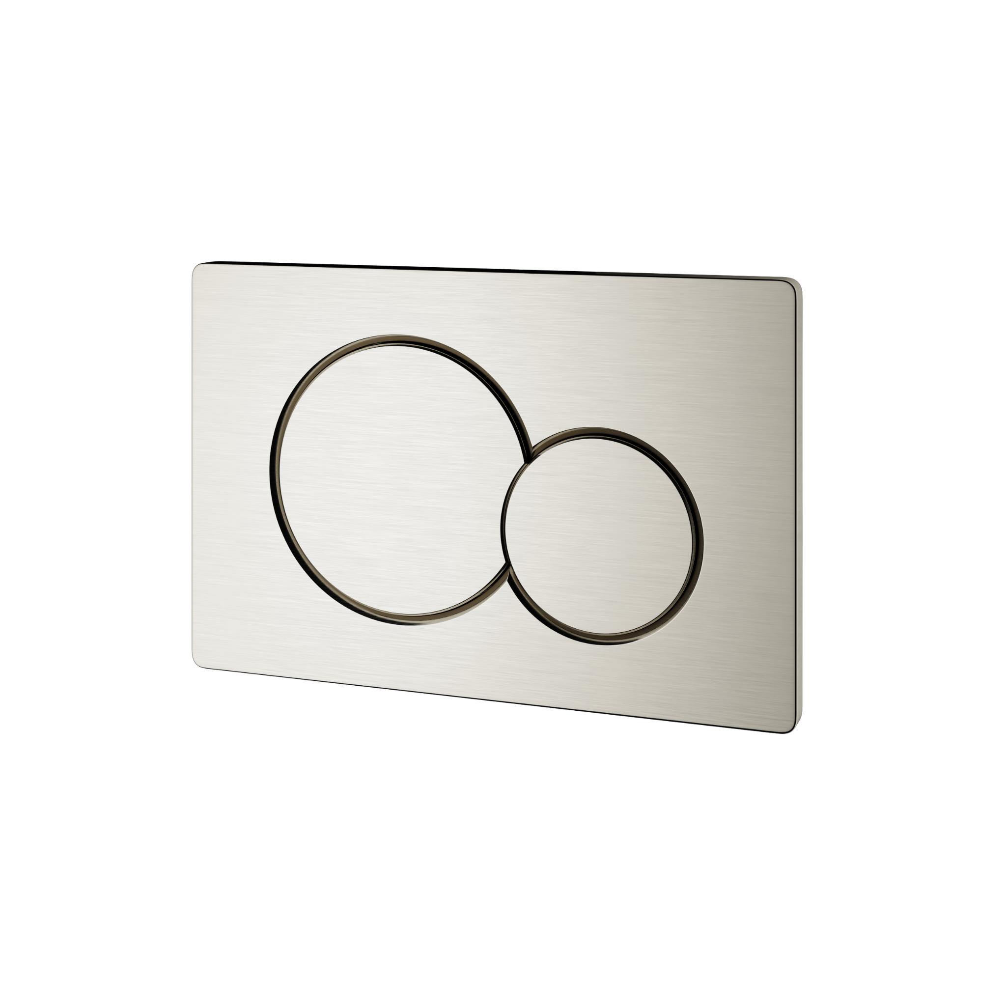 Mimi Cove In Wall Toilet Flush Plate Warm Brushed Nickel