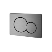 Mimi Cove In Wall Toilet Flush Plate Gun Metal