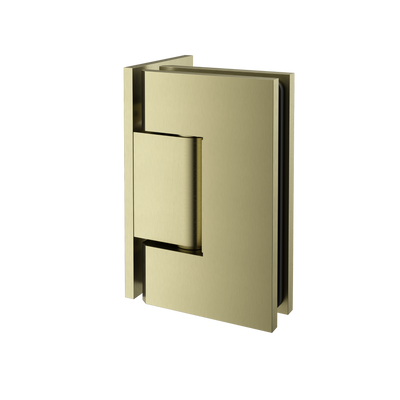 Mimi Glass To Wall Shower Door Hinge Brushed Brass