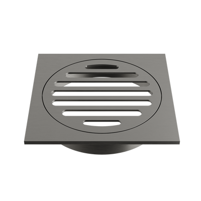 Mimi Cove Floor Waste 100mm Gun Metal