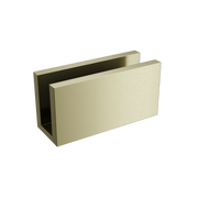 Mimi Cove Glass Fixing U Bracket Brushed Brass