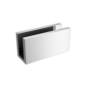 Mimi Cove Glass Fixing U Bracket Chrome