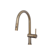 Mimi Cove Pull Out Kitchen Mixer Antique Brass