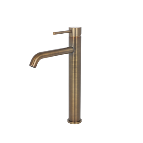 Mimi Cove Tall Basin Mixer Antique Brass