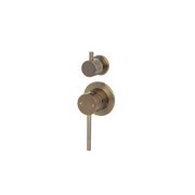 Mimi Cove Wall Mixer Diverter Antique Brass