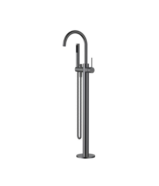 Modern National Star Mini Freestanding Bath Mixer With Hand Shower