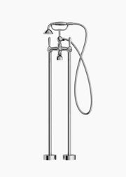 Nero York Free Standing Bath Set with Metal Hand Shower
